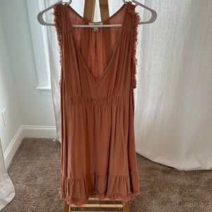 Cute coral Boho dress